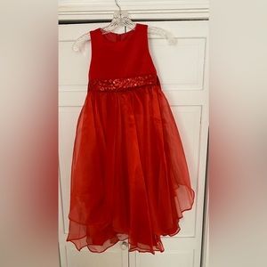 Fancy red dress